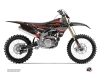 Yamaha 450 WRF Dirt Bike Outline Graphic Kit Red