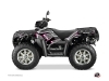 Polaris 850 Sportsman Forest ATV Vintage Graphic Kit Black Pink