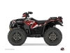 Kit Déco Quad Jungle Polaris 850 Sportsman Forest Noir Rouge