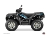 Kit Déco Quad Rock Polaris 550 Sportsman Forest Noir Bleu