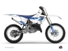 Kit Déco Moto Cross Replica Yamaha 250 YZ Blanc Bleu