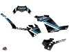 Polaris 850 Sportsman Forest ATV Rock Graphic Kit Black Blue