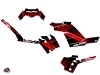 Polaris 850 Sportsman Forest ATV Rock Graphic Kit Black Red