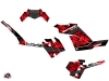 Polaris 850 Sportsman Forest ATV Spin Graphic Kit Black Red