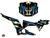 Polaris RZR 1000 UTV Abstract Graphic Kit Blue Yellow