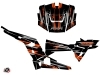 Polaris RZR 1000 UTV Abstract Graphic Kit Grey Orange