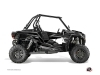 Polaris RZR 1000 UTV Abstract Graphic Kit Black Grey