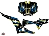 Kit Déco SSV Abstract Polaris RZR 1000 Turbo Bleu Jaune