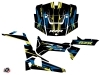 Polaris RZR 900 UTV Abstract Graphic Kit Blue Yellow