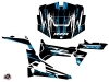 Polaris RZR 900 UTV Abstract Graphic Kit Black Blue