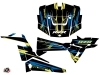 Polaris RZR 900 S UTV Abstract Graphic Kit Blue Yellow