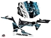 Polaris RZR 900 UTV Action Graphic Kit Black Blue