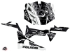 Polaris RZR 900 UTV Action Graphic Kit Black Grey