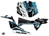 Polaris RZR 900 S UTV Action Graphic Kit Black Blue