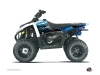 Polaris Scrambler 500 ATV Action Graphic Kit Blue