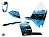 Polaris Scrambler 500 ATV Action Graphic Kit Blue