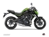 Kit Déco Moto Airline Kawasaki ER 6N Vert Noir