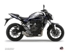 Yamaha MT 07 Street Bike Airline Graphic Kit White Blue