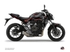 Yamaha MT 07 Street Bike Airline Graphic Kit Black Red