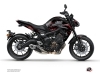 Yamaha MT 09 Street Bike Airline Graphic Kit Black Red