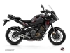 Yamaha TRACER 900 Street Bike Airline Graphic Kit Black Red