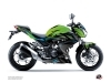 Kawasaki Z 300 Street Bike Airline Graphic Kit Green Blue