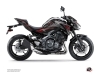 Kawasaki Z 900 Street Bike Airline Graphic Kit Black Red