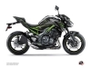 Kawasaki Z 900 Street Bike Airline Graphic Kit Black Green