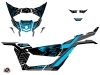 Can Am Maverick X3 UTV Alpha Graphic Kit Black Blue