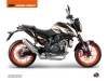 Kit Déco Moto Arkade KTM Duke 690 Orange Blanc