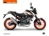 Kit Déco Moto Arkade KTM Duke 690 R Orange Blanc