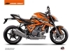 Kit Déco Moto Arkade KTM Super Duke 1290 R Noir Orange