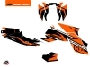 Kit Déco Moto Arkade KTM Super Duke 990 R Noir Orange