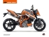 Kit Déco Moto Arkade KTM Super Duke 990 R Orange Bleu