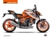 KTM Super Duke 1290 R Street Bike Aspik Graphic Kit Grey FULL