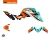 KTM Super Duke 1290 R Street Bike Aspik Graphic Kit Turquoise FULL