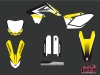 Suzuki 450 RMZ Dirt Bike Assault Graphic Kit