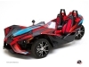 Polaris Slingshot Roadster Atomik Graphic Kit Red Blue