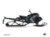 Skidoo Gen 4 Snowmobile Aztek Graphic Kit Grey Blue