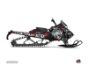 Skidoo REV XM Snowmobile Aztek Graphic Kit Red Blue