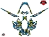 Skidoo REV XP Snowmobile Aztek Graphic Kit Blue Green