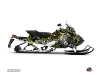 Skidoo REV XP Snowmobile Aztek Graphic Kit Grey Green