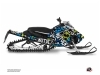 Yamaha Sidewinder Snowmobile Aztek Graphic Kit Blue Green