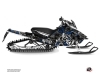Yamaha SR Viper Snowmobile Aztek Graphic Kit Grey Blue