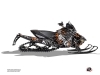 Arctic Cat Thundercat Snowmobile Aztek Graphic Kit Grey Orange