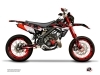 Rieju MRT 50 50cc BARBARIAN Graphic Kit Red