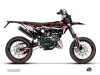 Beta RR 50 Motard 50cc BARBARIAN Graphic Kit Red