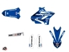 Yamaha 125 YZ Dirt Bike Basik Graphic Kit Blue LIGHT