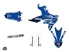 Yamaha 450 WRF Dirt Bike Basik Graphic Kit Blue LIGHT