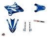 Yamaha 85 YZ Dirt Bike Basik Graphic Kit Blue LIGHT